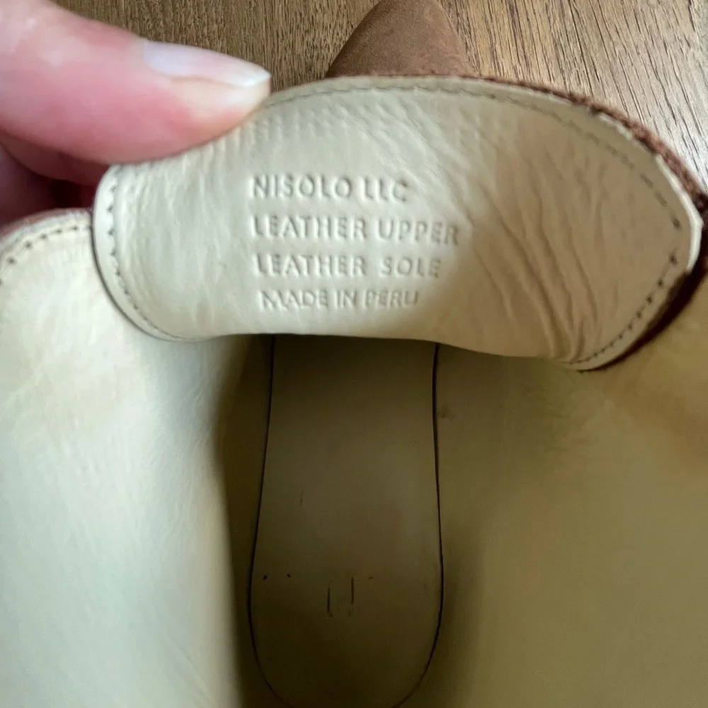 Nisolo Isa Leather Chukka Boot‎ Brown Women’s Sz 7.5 Classic Preppy Academia
